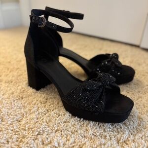 J.Crew Factory Size 7.5 Black Platform Heel